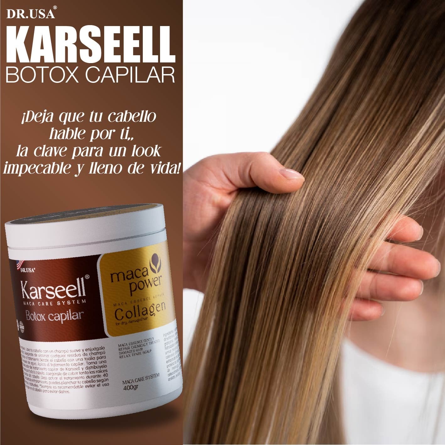 Karseell®️ Mascarilla Capilar con Colágeno 500 ml