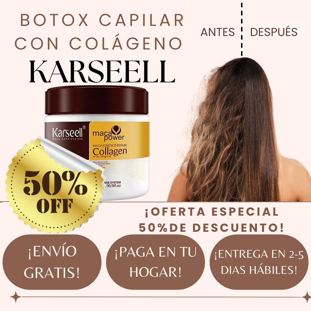 Karseell®️ Mascarilla Capilar con Colágeno 500 ml